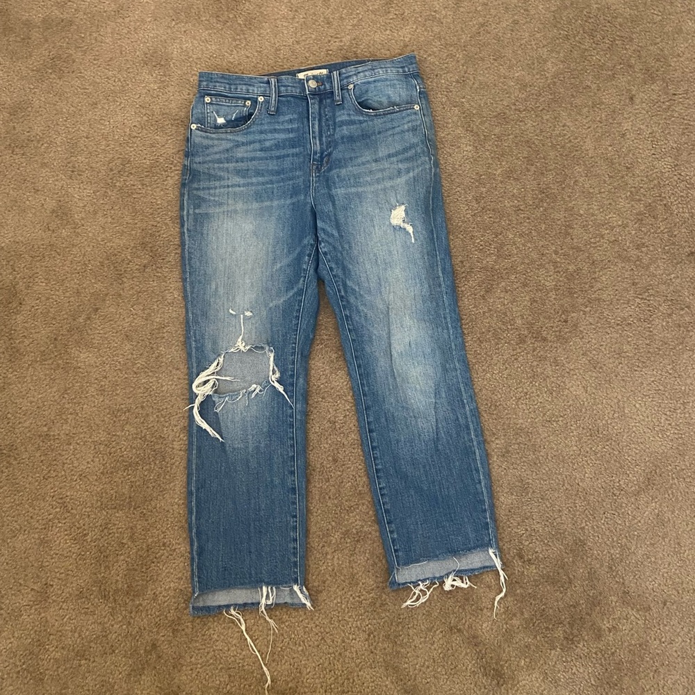 ✨Madewell The Hi-Rise Slim BoyJean